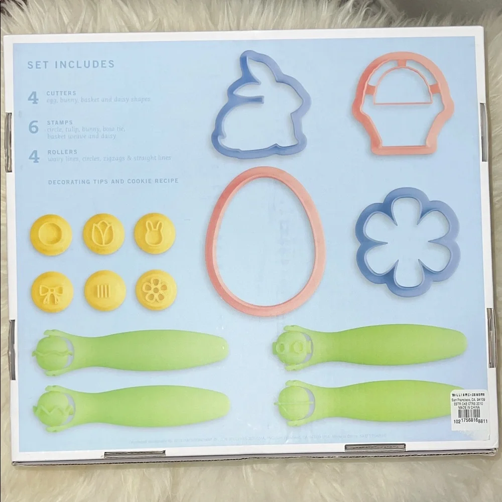 Williams Sonoma Pastel Easter Cookie Cutters